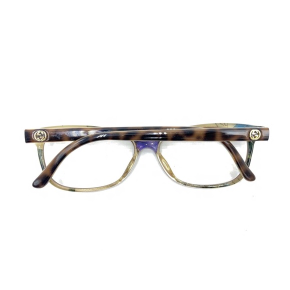 Gucci Tortoise Brown Cat Eye Eyeglasses Frames 54-15 140 Italy Designer Women - Picture 11 of 12